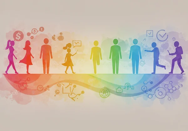 5大性格特质外向性光谱显示社交能量水平