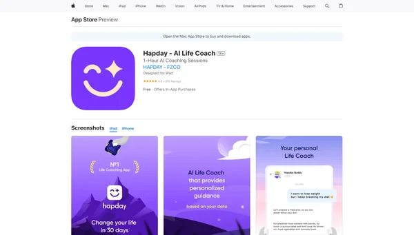 Hapday - AI Life Coach