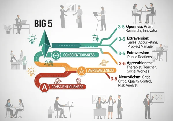 Big 5 personality traits guiding career path decisions