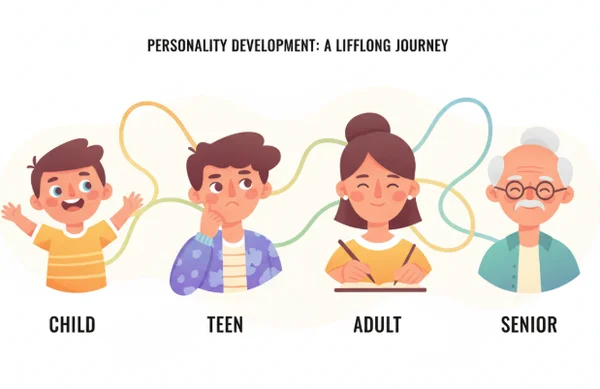 Person's personality evolving over time