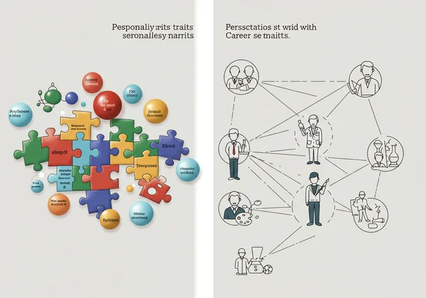 Person matching personality traits to ideal career options