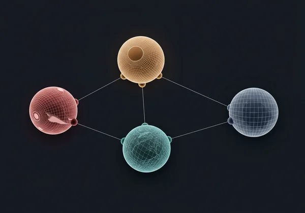 Abstract representation of the five Big 5 personality traits